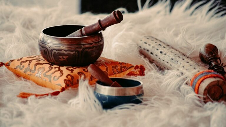 Photo singing bowl sound massage